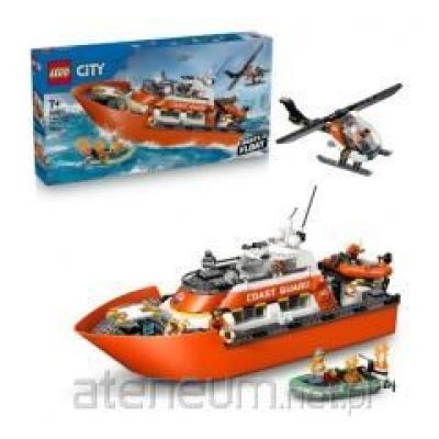 12. LEGO CITY 60504 Łódź ratunkowa i helikopter straży przybrzeżnej