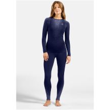Bielizna termoaktywna z długim rękawem Odlo BL TOP crew neck l/s PERFORMANCE WARM BLACKCOMB niebieska