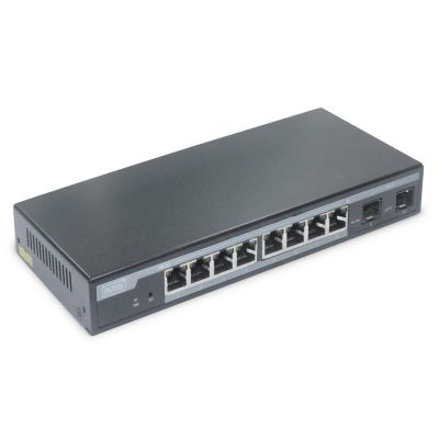 4. Switch L2 Managed 8-Port Gigabit PoE + 2 SFP