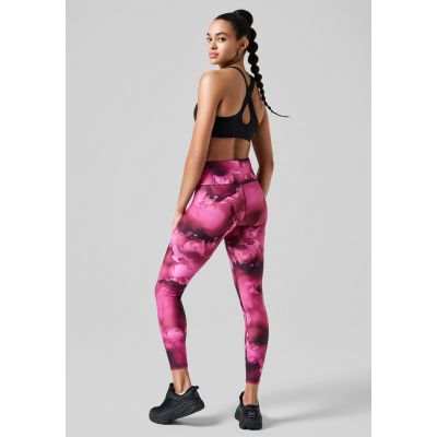 8. Legginsy CASALL Ultra High Waist Printed Tights różowy