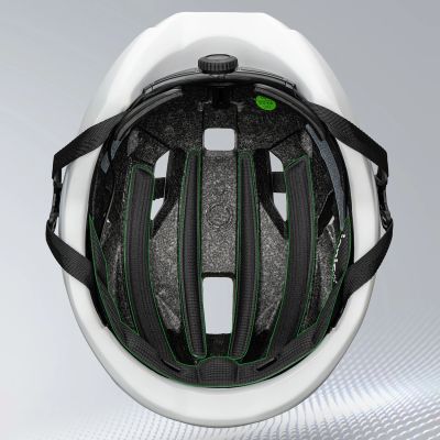 5. Kask rowerowy Rockbros LK-15 z włókna węglowego 58-62 cm - jasnoszary