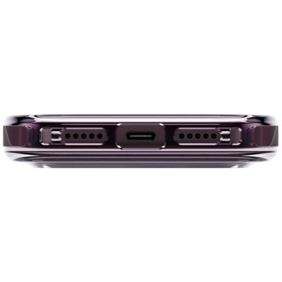5. Etui UNIQ Combat Magclick Charging na iPhone 18 Pro / 17 Pro - burgundowe
