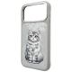 2. Etui Nimmy Lucky Fashion Cat MagSafe na iPhone 17 Pro Max - szare