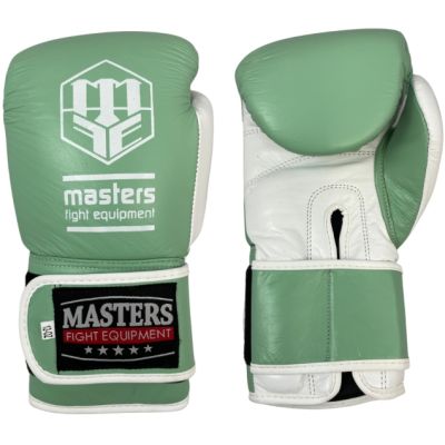 2. Rękawice bokserskie MASTERS RBT-PASTEL zielony