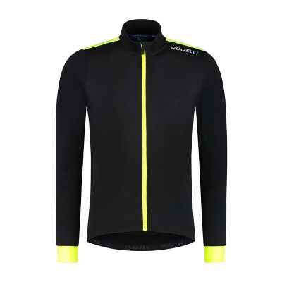 Rogelli koszulka dł. rękaw CORE czarny-fluor 2XL