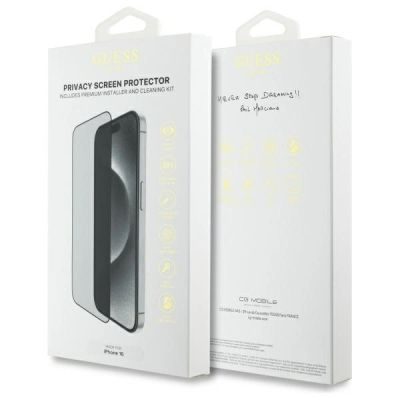 2. Szkło hartowane prywatyzujące Guess Screen Protector Privacy 2.5D Outline na iPhone 16