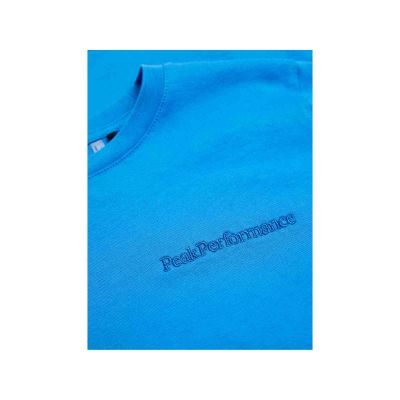 4. Koszulka juniorska PEAK PERFORMANCE Jr Original Small Logo Tee kolor niebieski