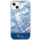 3. Etui Guess Porcelain Collection na iPhone 14 Plus - niebieskie
