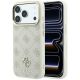 Etui Guess Peony 4G Small Logo MagSafe na iPhone 17 Pro Max / 18 Pro Max - beżowe