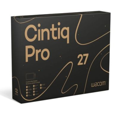 7. Wacom Cintiq Pro 27 tablet graficzny Czarny 5080 lpi 596 x 335 mm