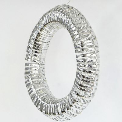 3. WIANEK DEKORACYJNY OPONA 30LED 40CM SREBRNY