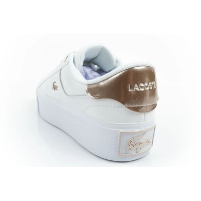 5. Lacoste buty sportowe trampki damskie Ziane Platform 126 białe modne