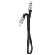Kabel Dudao L10C USB-C - USB-C PD 100W 5A 0,23m - czarny