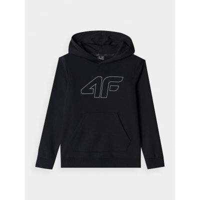 5. Bluza dresowa nierozpinana z kapturem chłopięca 4F Junior 4FJWMM00TSWSM1292-21S