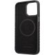 9. Etui Audi Genuine Leather z MagSafe na iPhone 15 Pro Max - czarno-czerwone