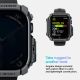 9. Etui Spigen Rugged Armor na Apple Watch 10 46 mm - szare