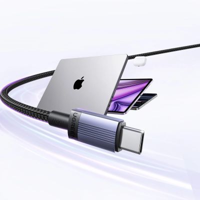 3. Kabel Ugreen USB-C do USB-C PD 100W 5A 3m - czarny