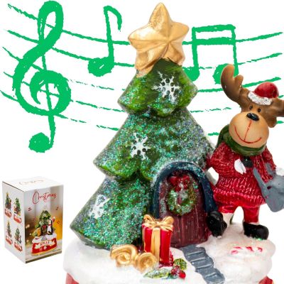 13. DEKORACJA ŚWIĄTECZNA GRAJĄCA RENIFER