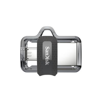 5. Pendrive SanDisk Ultra Dual Drive M3.0 SDDD3-032G-G46 (32GB; microUSB, USB 3.0; kolor szary)