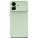 3. Etui Tech-Protect Silicone MagSafe na iPhone 17 - zielone