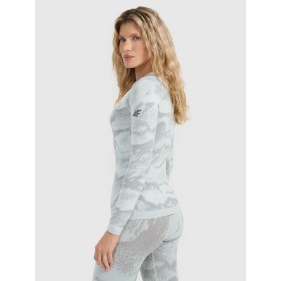 4. Bielizna termoaktywna bezszwowa (góra) damska 4F 4FWAW25USEAF208-34A