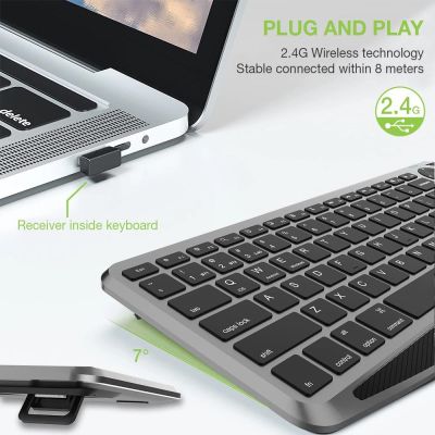 6. TECHLY BEZPRZEWODOWA KLAWIATURA DUALNA BT/RF TOUCH
