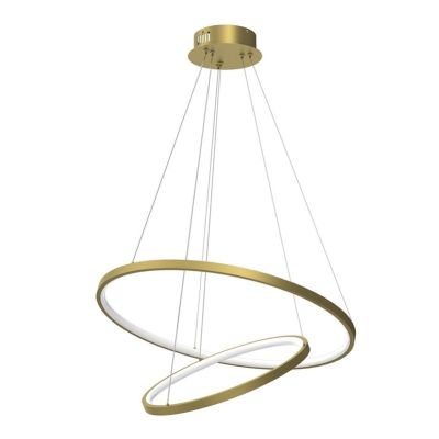 Lampa wisząca LED Ronday 60cm 51W w kolorze złotym
