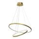 Lampa wisząca LED Ronday 60cm 51W w kolorze złotym