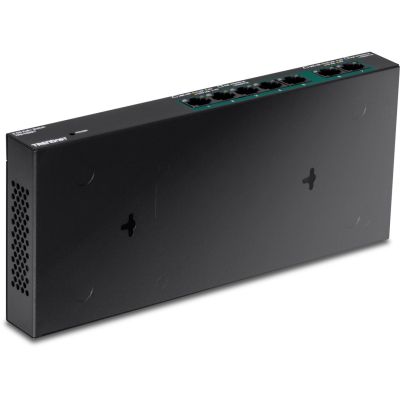 4. Przełącznik Trendnet TPE-TG327 - 24-portowy Niezarządzany, Gigabit Ethernet (10/100/1000), Power over Ethernet (PoE), Możliwość montażu na ścianie