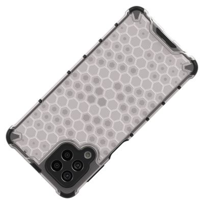 5. Honeycomb etui pancerny pokrowiec z żelową ramką Samsung Galaxy M53 5G czarny