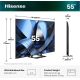 2. Hisense 55U7SE 139,7 cm (55") 4K Ultra HD Smart TV Wi-Fi Czarny