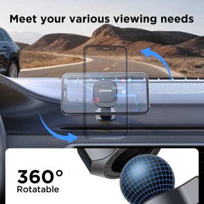 12. Uchwyt Joyroom JR-ZS400 do telefonu samochodowy magnetyczny na deskę rozdzielczą - czarny