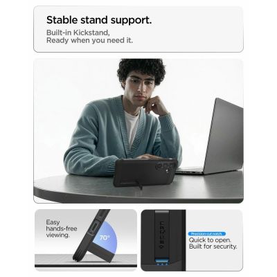 9. Etui Spigen Tough Armor Mag MagSafe na Samsung Galaxy S26+ - czarne