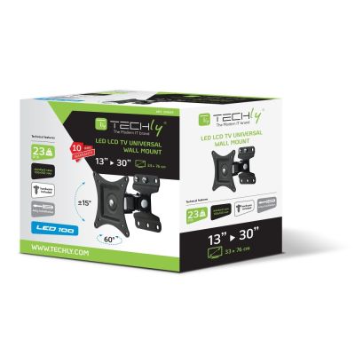2. TECHLY UCHWYT ŚCIENNY TV LED/LCD 13-30 CALI 23KG O