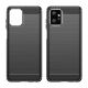 7. Carbon Case etui do Motorola Moto G Power 2023 elastyczny silikonowy karbonowy pokrowiec czarne