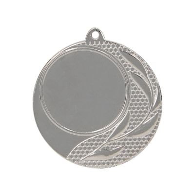 Medal srebrny ogólny z miejscem na emblemat 25 mm - medal stalowy