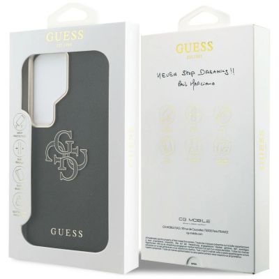 8. Etui Guess Grained Big 4G Metal Logo na Samsung Galaxy S26 Ultra - czarne