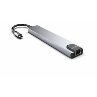 2. Inca ITPC-7T huby i koncentratory USB Type-C 1000 Mbit/s Aluminium