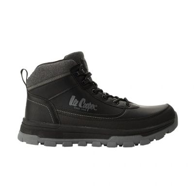 Lee Cooper buty sportowe męskie zimowe trzewiki czarne ocieplane