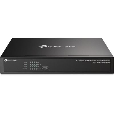 2. TP-Link VIGI NVR1008H-8MP Sieciowy Rejestrator Wideo (NVR) Czarny
