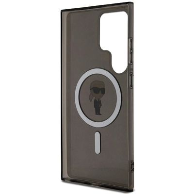 7. Etui Karl Lagerfeld IML Ikonik MagSafe na Samsung Galaxy S24 Ultra - czarne