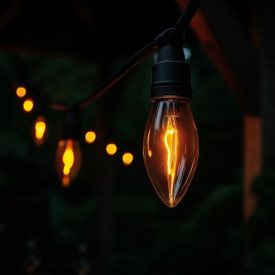 22. OŚWIETLENIE ŁAŃCUCH ŚWIETLNY IMITUJĄCY PŁOMIEŃ 10LED