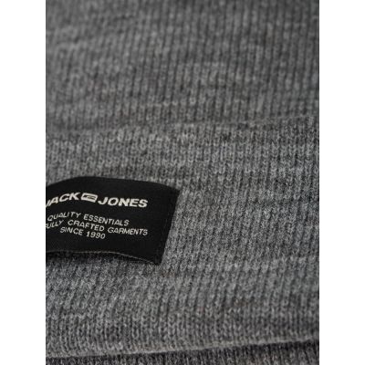 2. Czapka Jack&Jones Jacdna Beanie Noos M 12092815 szara