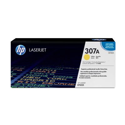 7. HP 307A oryginalny wkład z żółtym tonerem LaserJet