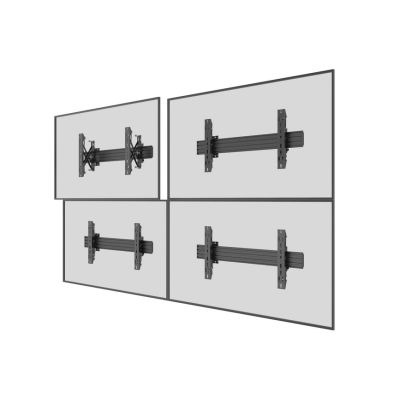 7. Uchwyt ścienny Equip 32"-65"/30kg 1TFT 1Gelenk Push-In-Pop czarny