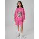 3. Bluza dresowa loose bez kaptura dziewczęca 4F 4FJRSS26TSWSF2970-54S