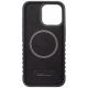8. Etui Audi Genuine Leather z MagSafe na iPhone 15 Pro - czarno-czerwone