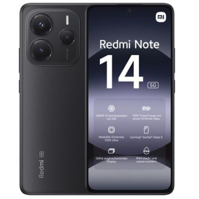 2. Smartfon Xiaomi Redmi Note 14 5G Midnight Juodas 6/128 GB