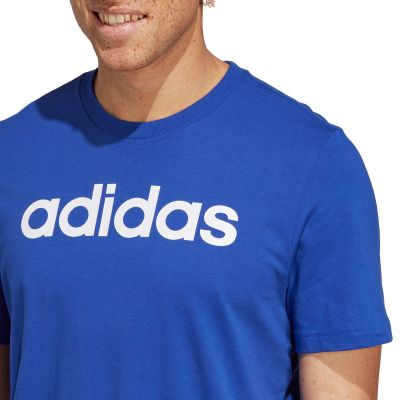 9. Koszulka adidas Essentials Single Jersey Linear Embroidered M IC9279