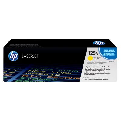 3. HP 125A oryginalny wkład z żółtym tonerem LaserJet